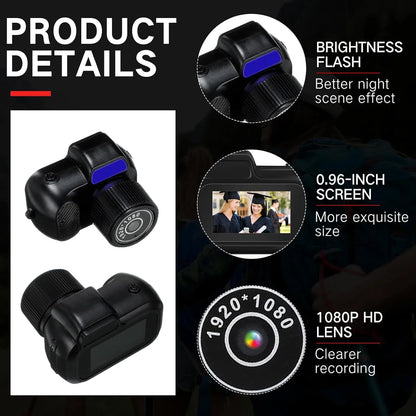 Retro Mini Camera with Screen Indoor Home Outdoor 1080P HD Portable Very Small Camera Video Support