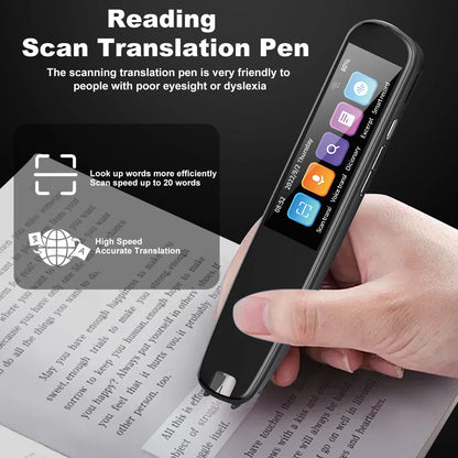 Translation Scanning Pen, Text to Speech Pen, Portable 131 Language Translator Device for Students