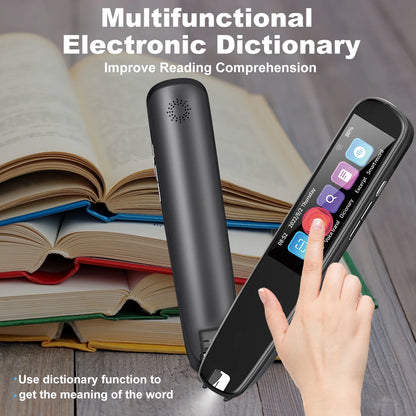 Translation Scanning Pen, Text to Speech Pen, Portable 131 Language Translator Device for Students