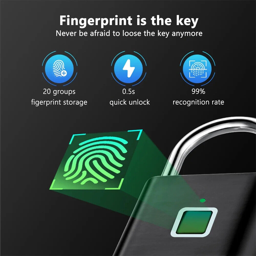 Smart Fingerprint Padlock