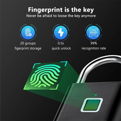 Smart Fingerprint Padlock